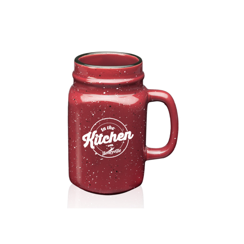 16 oz. Savannah Speckle Ceramic Mason Jars