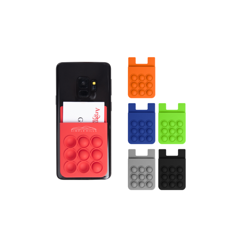 Push Pop Phone Wallet