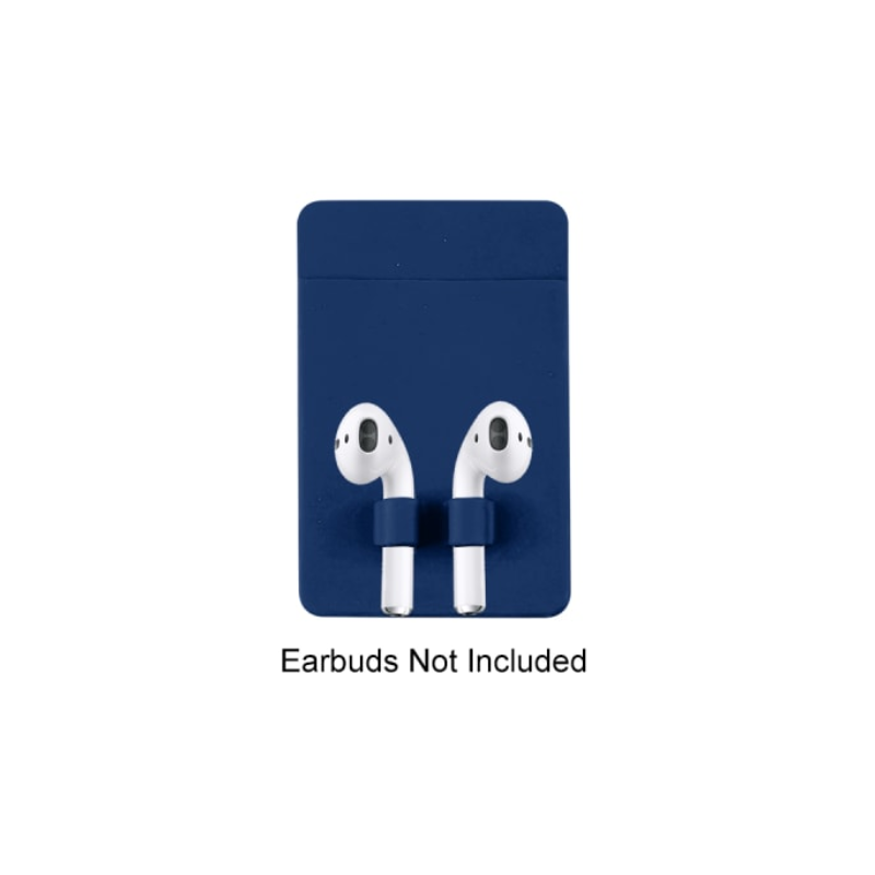 Phone Wallet With Earbuds Holder