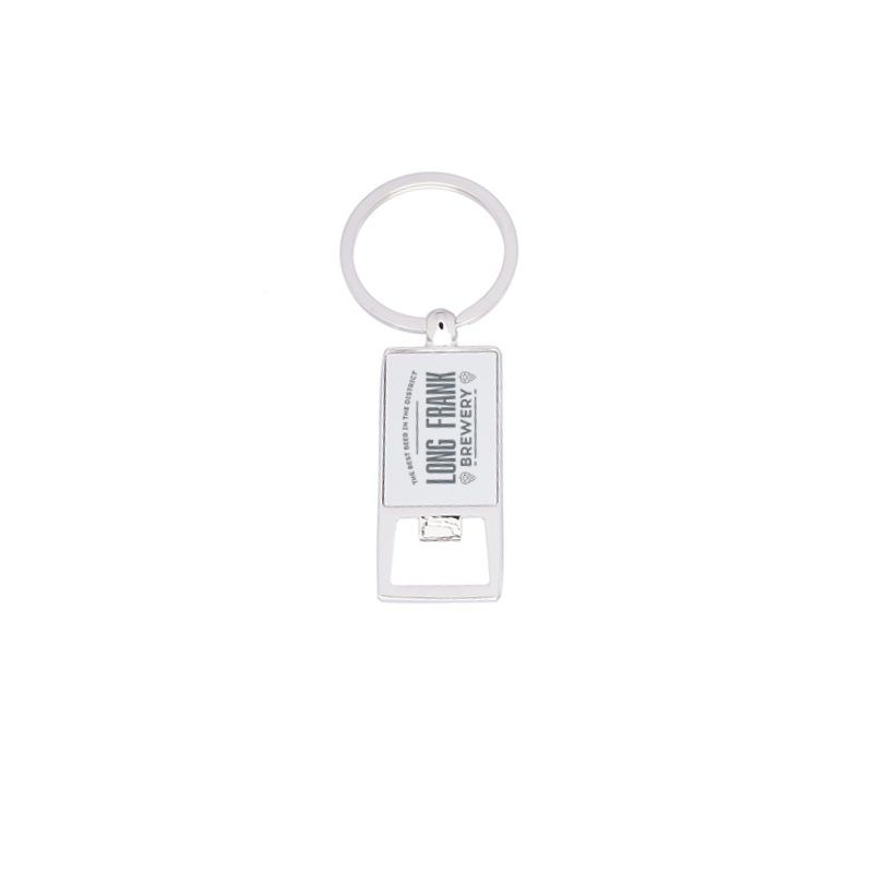 Reflection Metal Keychains with Bottle Opener
