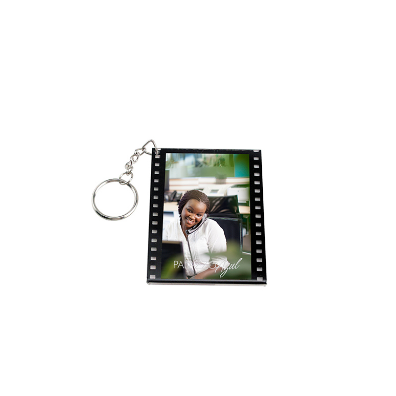 Filmstrip Slip-In Photo Keytag