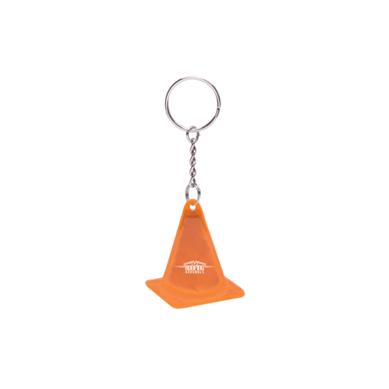Reflective Safety Cone Keytag