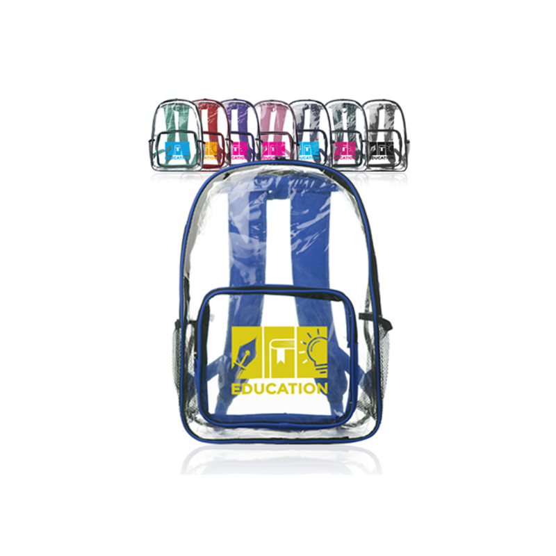 Pocket Clear Plastic Backpacks