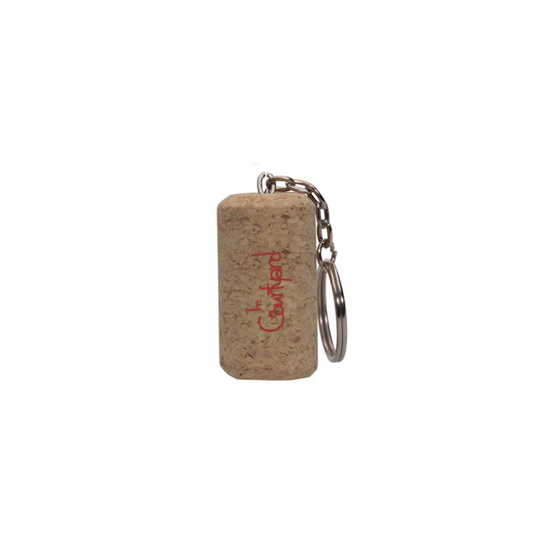 Natural Cork Keychain