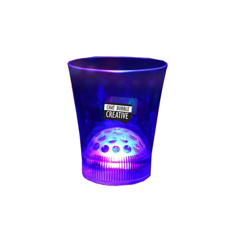 9 oz LED Disco Ball Rocks Glasses