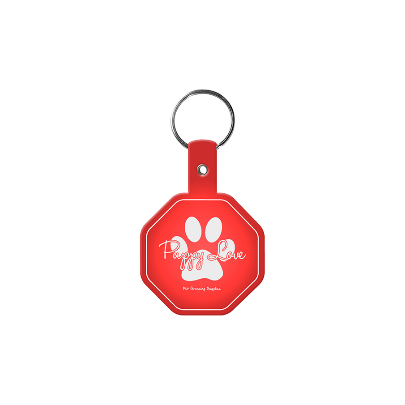 Octagon Flexible Keytags