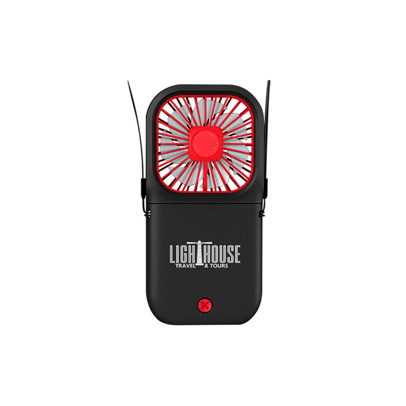 Folding Neck Power Bank Fan
