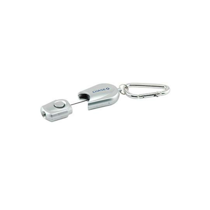 Retractable Carabiner Flashlight Keychains