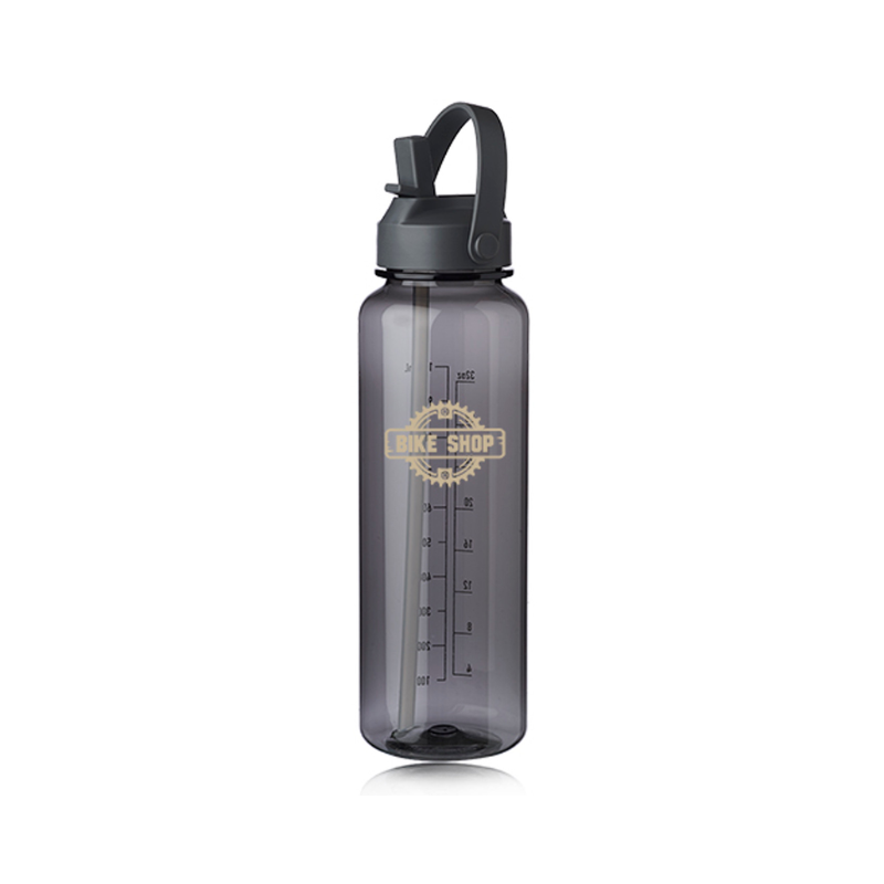 40 oz. Stella Plastic Water Bottle with Measurements