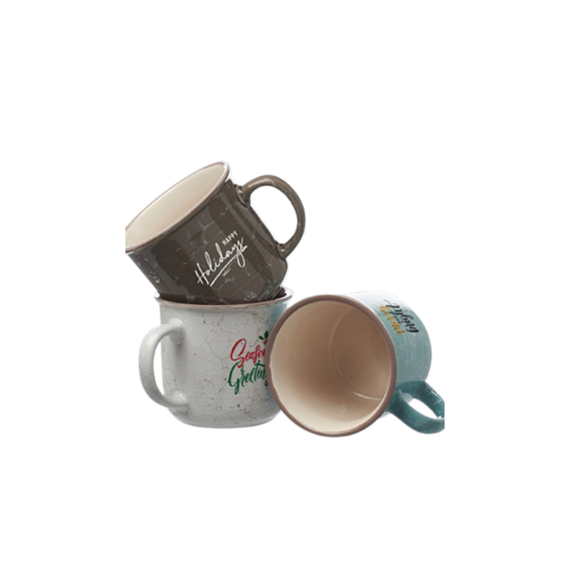 7.5 oz. Bijou Ceramic Campfire Coffee Mugs