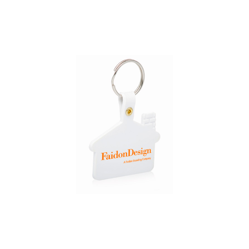 House Shaped Soft Key Tags