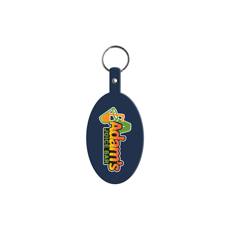 Large Oval Flexible Key Tags