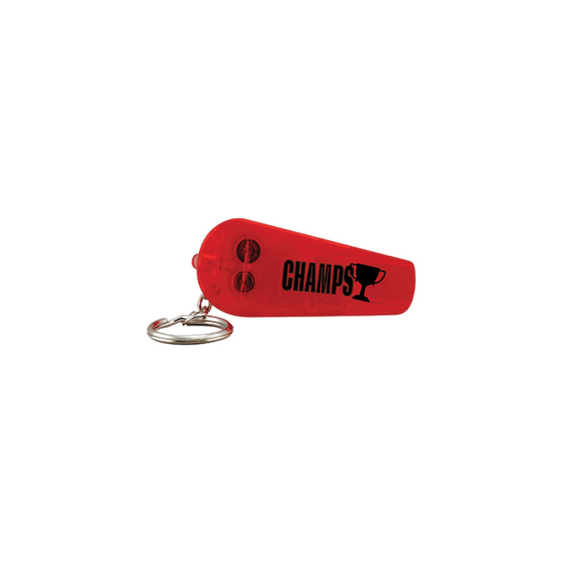 Plastic Whistle Keychains